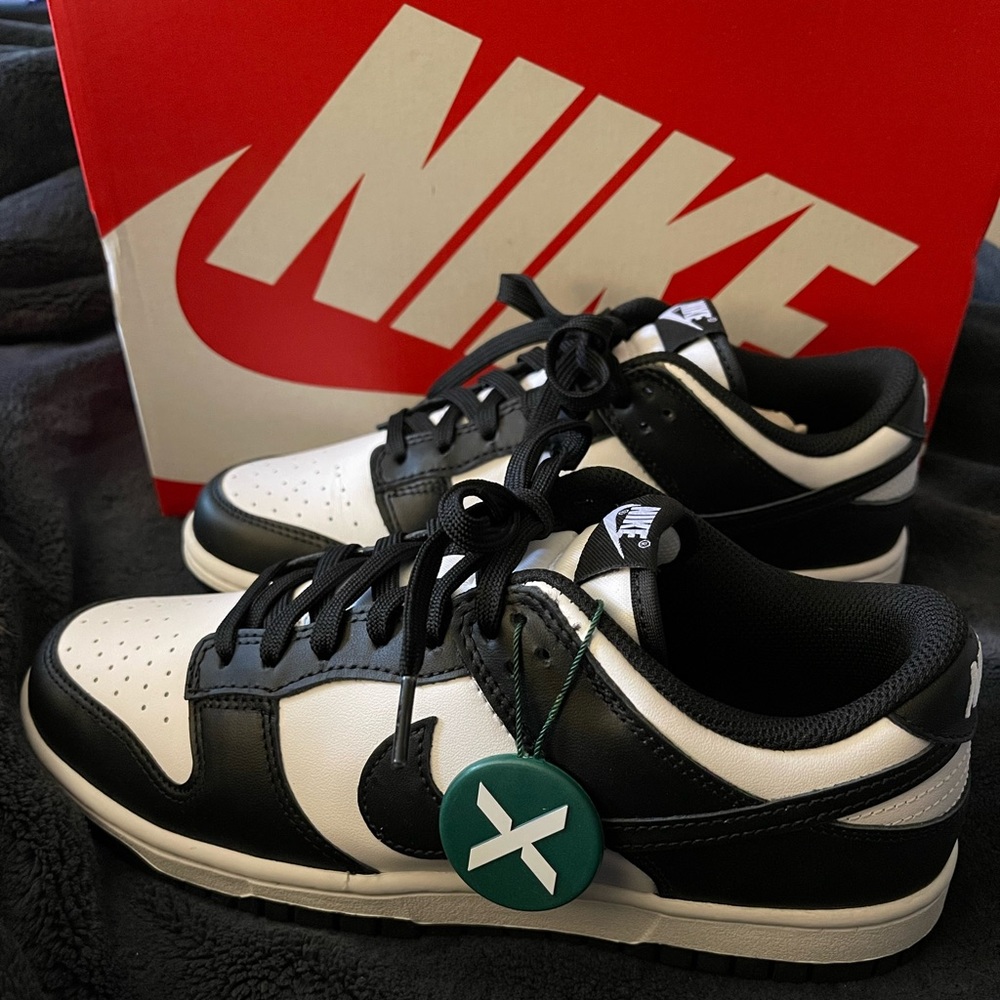 Nike Dunk Low White Black (2021) (W) (Size 8.5W)
